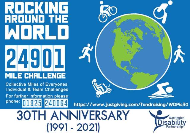 WDP's 30th Anniversary 'Around the World Challenge'